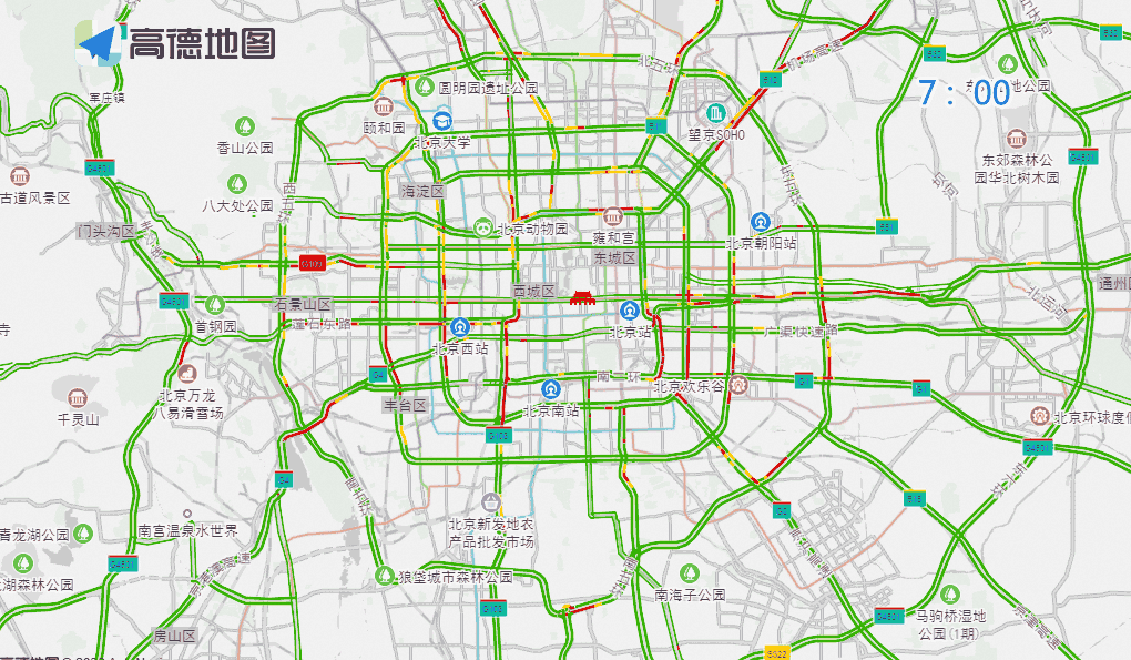 出行提示_周末交通壓力增加_北京市交通預(yù)測(cè)預(yù)報(bào)