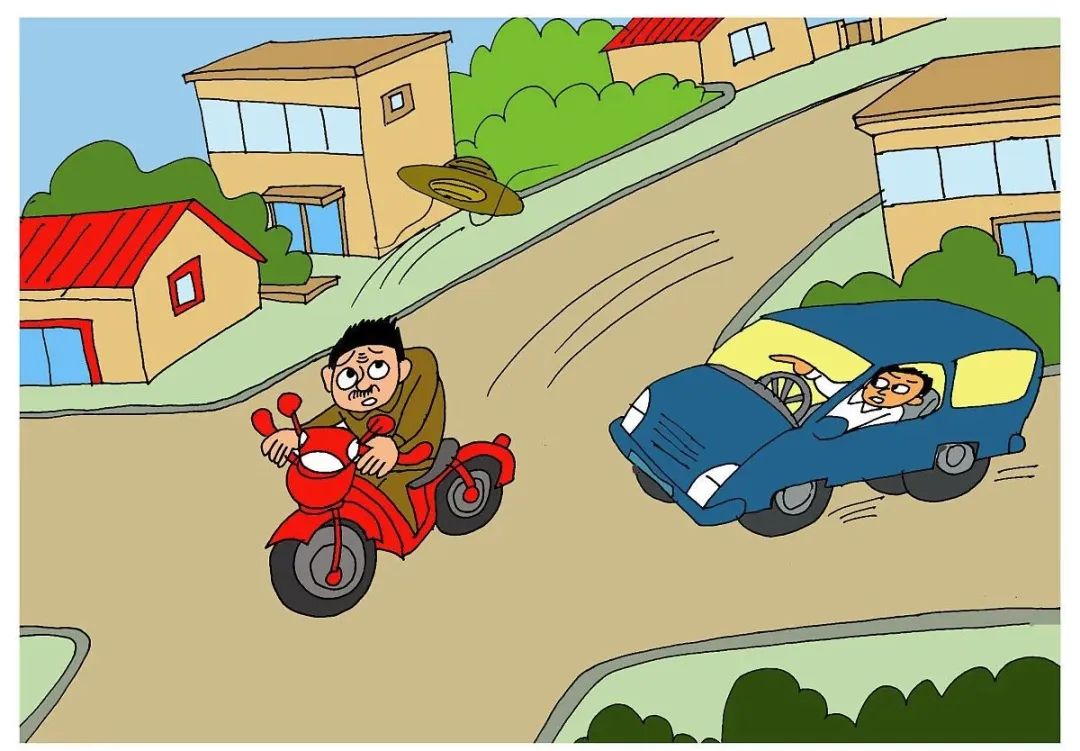 行人騎乘車安全頭盔_農(nóng)村國(guó)省道交通安全出行提示_出行提示