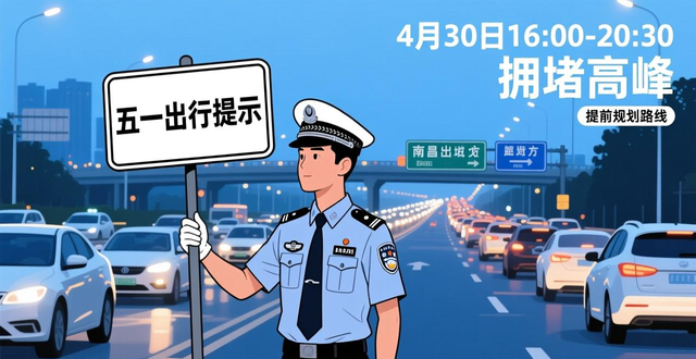 南昌五一假期交通路況_南昌五一交通出行提示_出行提示