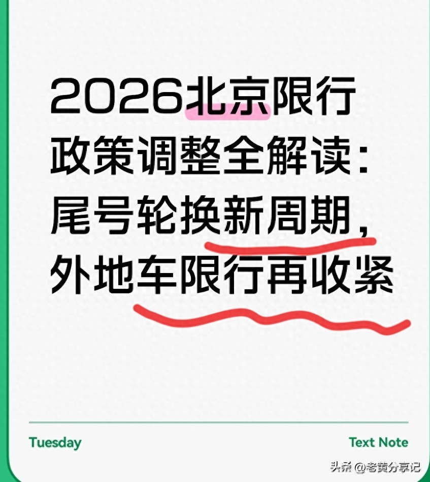限行_2026北京限行新規(guī) 本地車外地車 進(jìn)京證時段路段